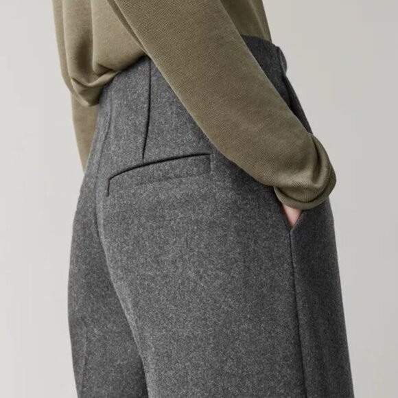 COS Wool-blend Long Shorts - Picture 2 of 5